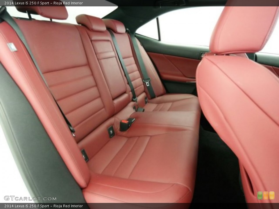 Rioja Red Interior Rear Seat for the 2014 Lexus IS 250 F Sport #99619440