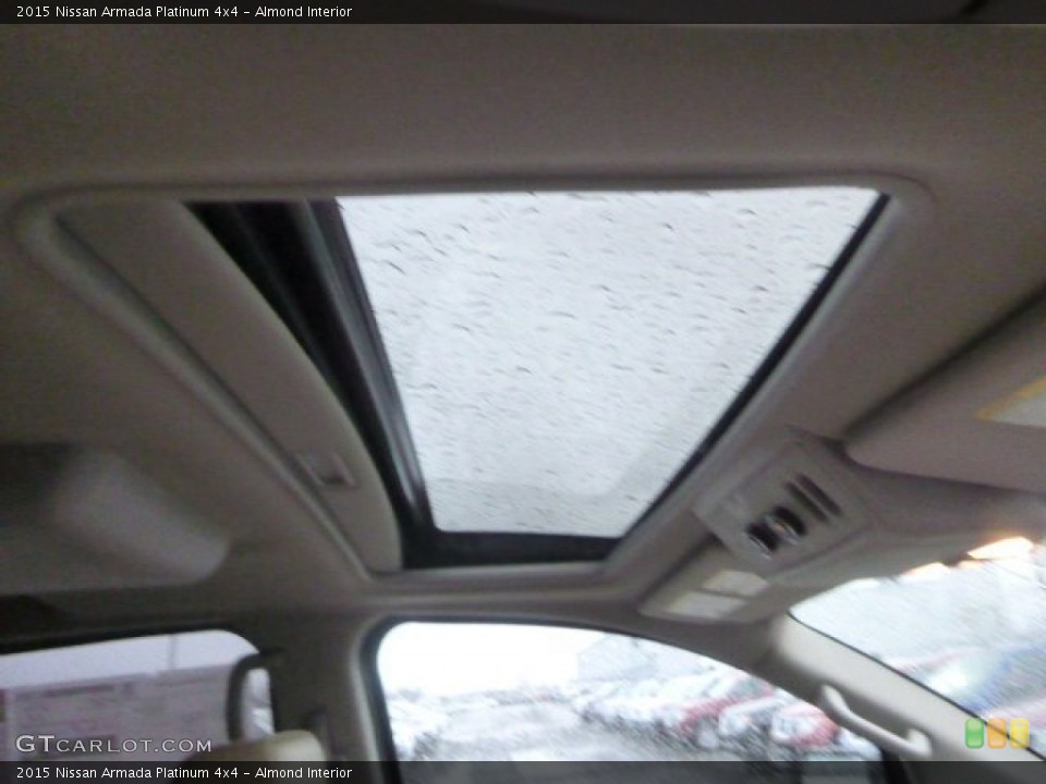 Almond Interior Sunroof for the 2015 Nissan Armada Platinum 4x4 #99619863