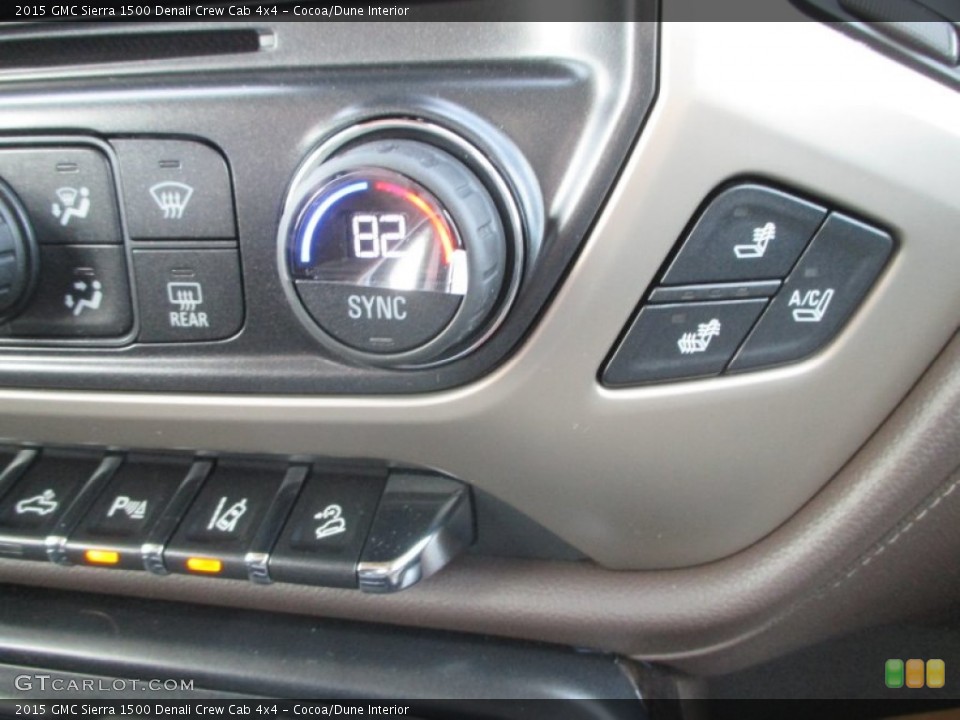 Cocoa/Dune Interior Controls for the 2015 GMC Sierra 1500 Denali Crew Cab 4x4 #99626478