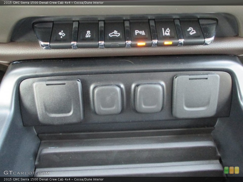 Cocoa/Dune Interior Controls for the 2015 GMC Sierra 1500 Denali Crew Cab 4x4 #99626499