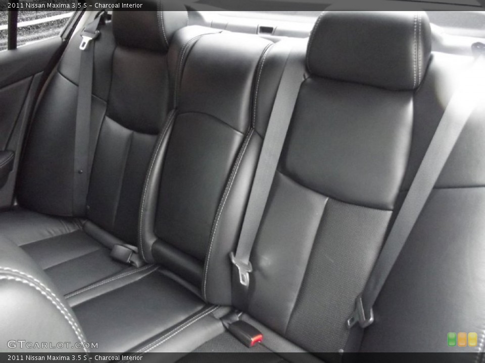 Charcoal Interior Rear Seat for the 2011 Nissan Maxima 3.5 S #99628260