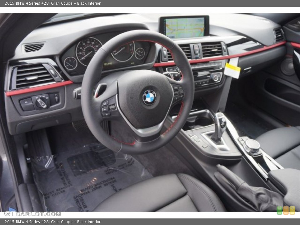 Black Interior Photo for the 2015 BMW 4 Series 428i Gran Coupe #99632764