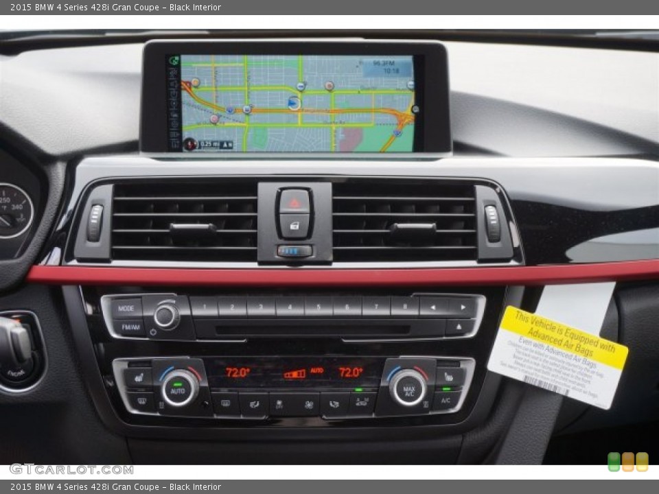 Black Interior Controls for the 2015 BMW 4 Series 428i Gran Coupe #99632779