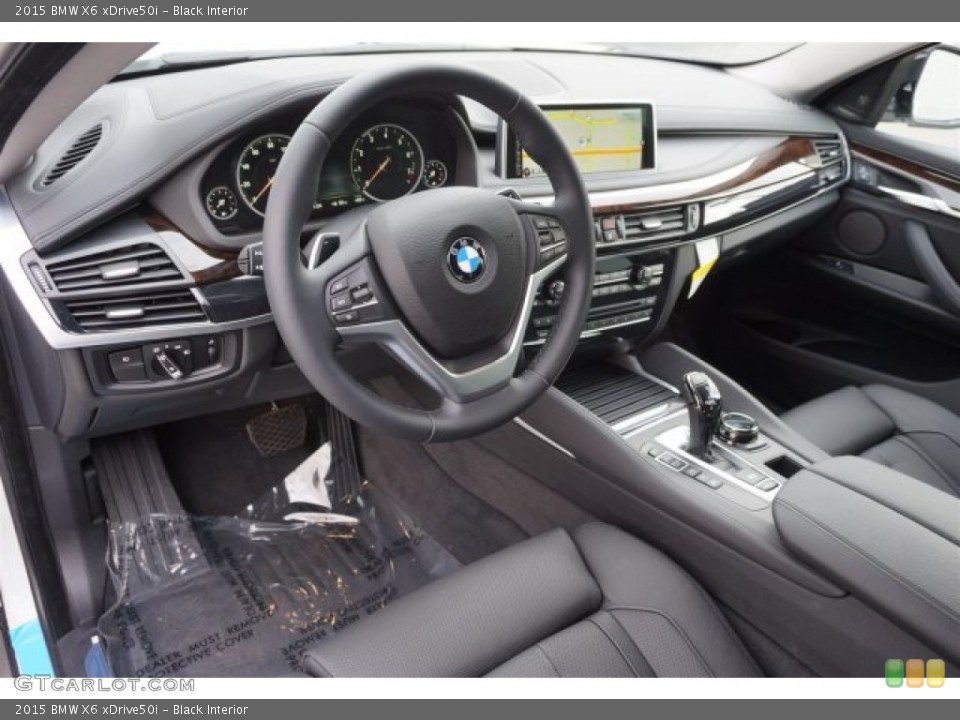 Black Interior Photo for the 2015 BMW X6 xDrive50i #99634174