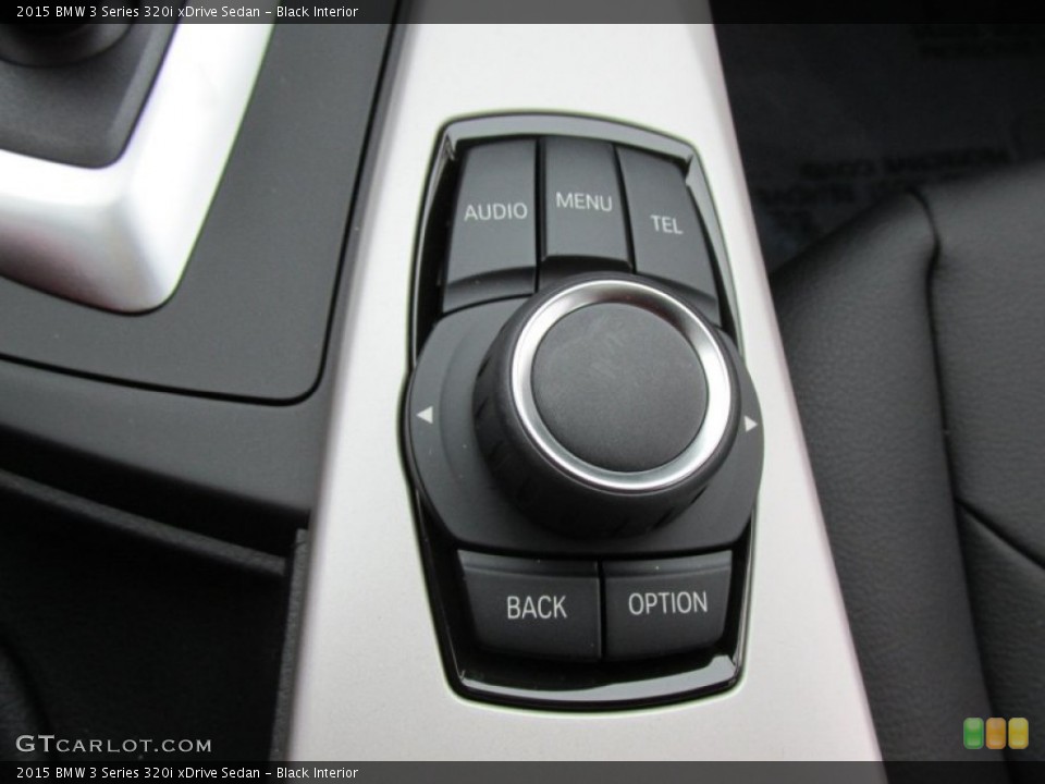 Black Interior Controls for the 2015 BMW 3 Series 320i xDrive Sedan #99637684
