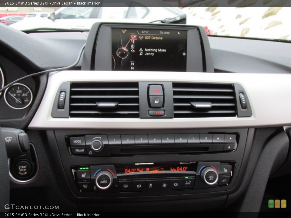 Black Interior Controls for the 2015 BMW 3 Series 320i xDrive Sedan #99637712