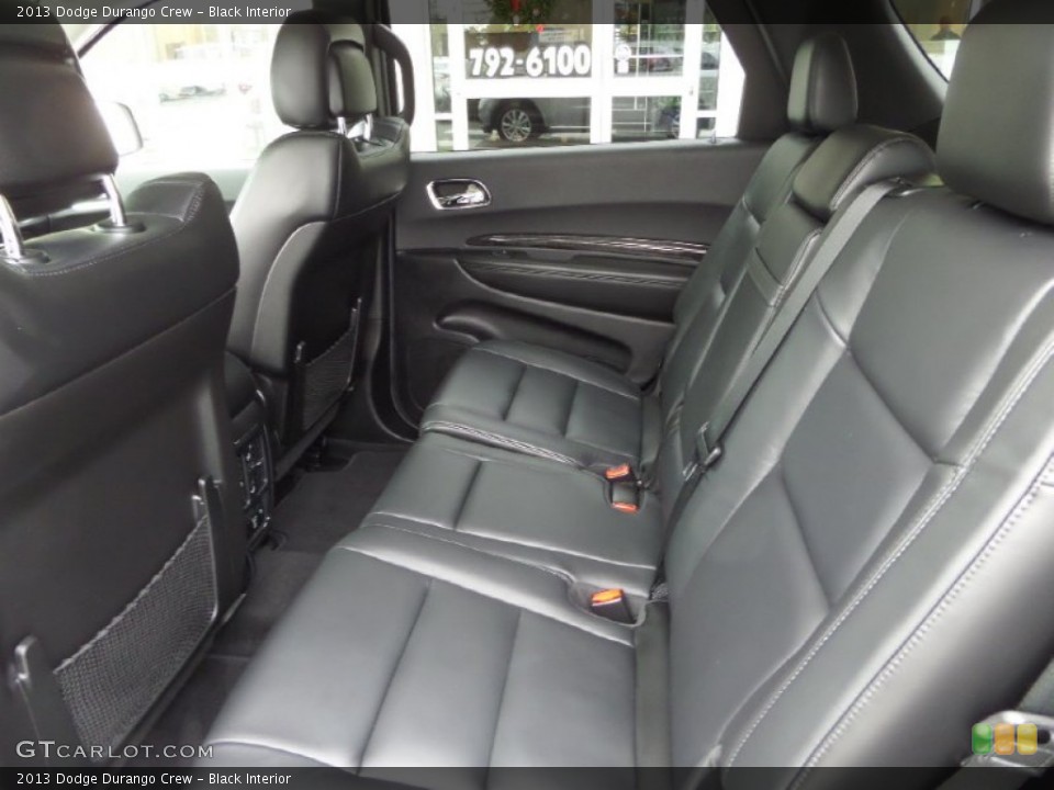 Black Interior Rear Seat for the 2013 Dodge Durango Crew #99640055