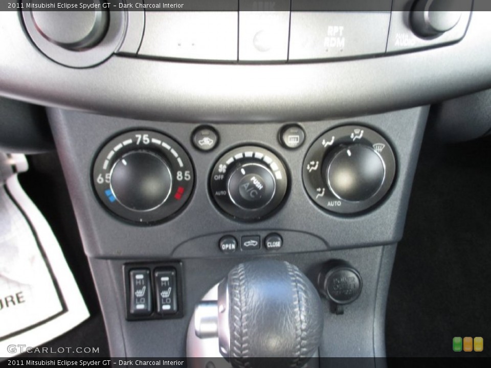 Dark Charcoal Interior Controls for the 2011 Mitsubishi Eclipse Spyder GT #99642625