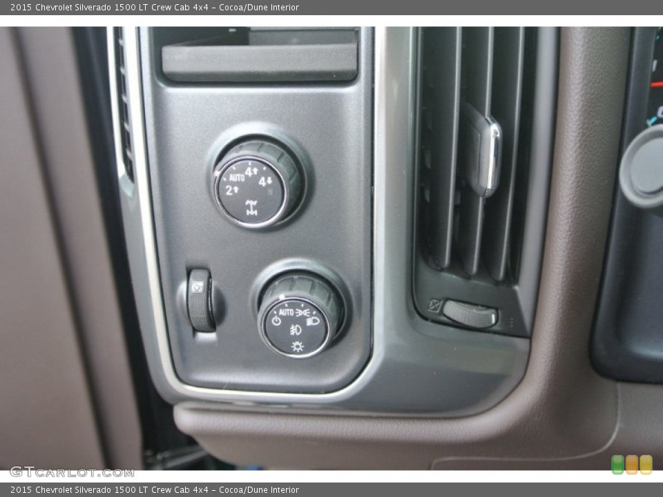 Cocoa/Dune Interior Controls for the 2015 Chevrolet Silverado 1500 LT Crew Cab 4x4 #99650353