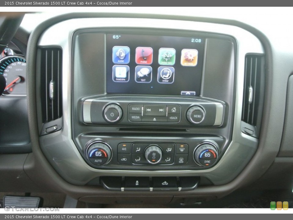 Cocoa/Dune Interior Controls for the 2015 Chevrolet Silverado 1500 LT Crew Cab 4x4 #99650371