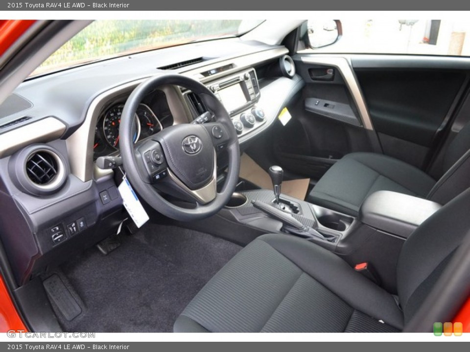 Black Interior Prime Interior for the 2015 Toyota RAV4 LE AWD #99653917