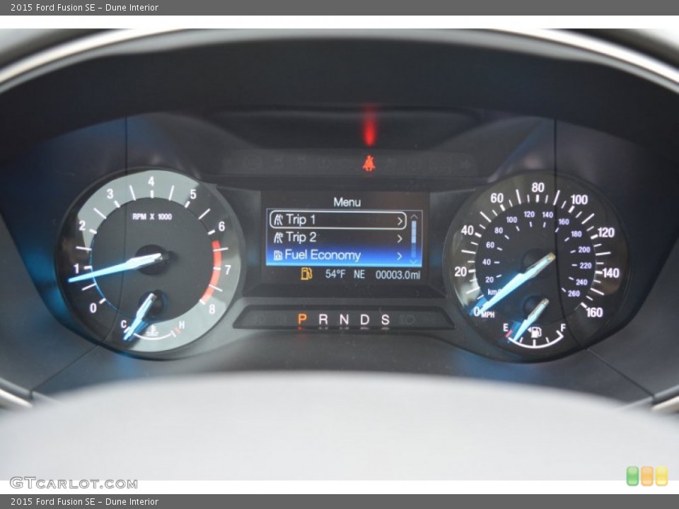 Dune Interior Gauges for the 2015 Ford Fusion SE #99659170