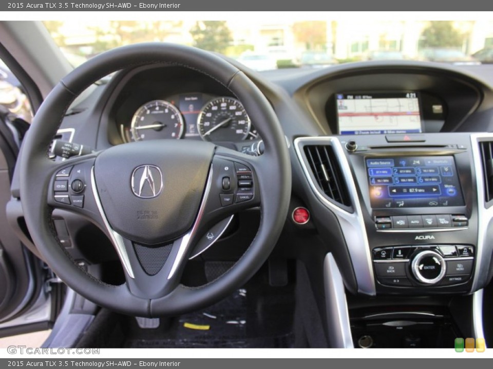 Ebony Interior Dashboard for the 2015 Acura TLX 3.5 Technology SH-AWD #99659998