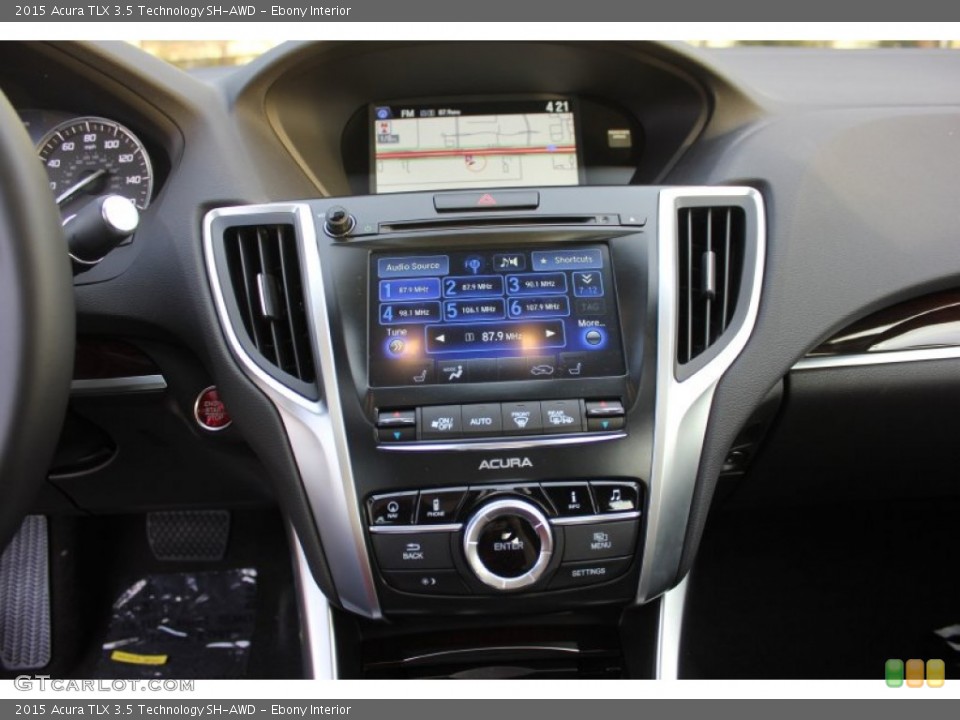 Ebony Interior Controls for the 2015 Acura TLX 3.5 Technology SH-AWD #99660037