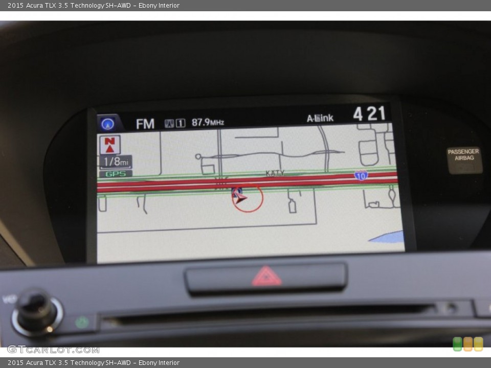 Ebony Interior Navigation for the 2015 Acura TLX 3.5 Technology SH-AWD #99660058