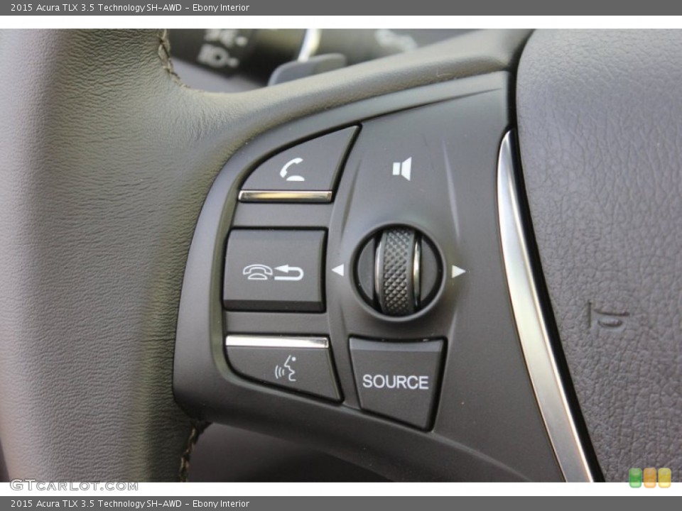 Ebony Interior Controls for the 2015 Acura TLX 3.5 Technology SH-AWD #99660244