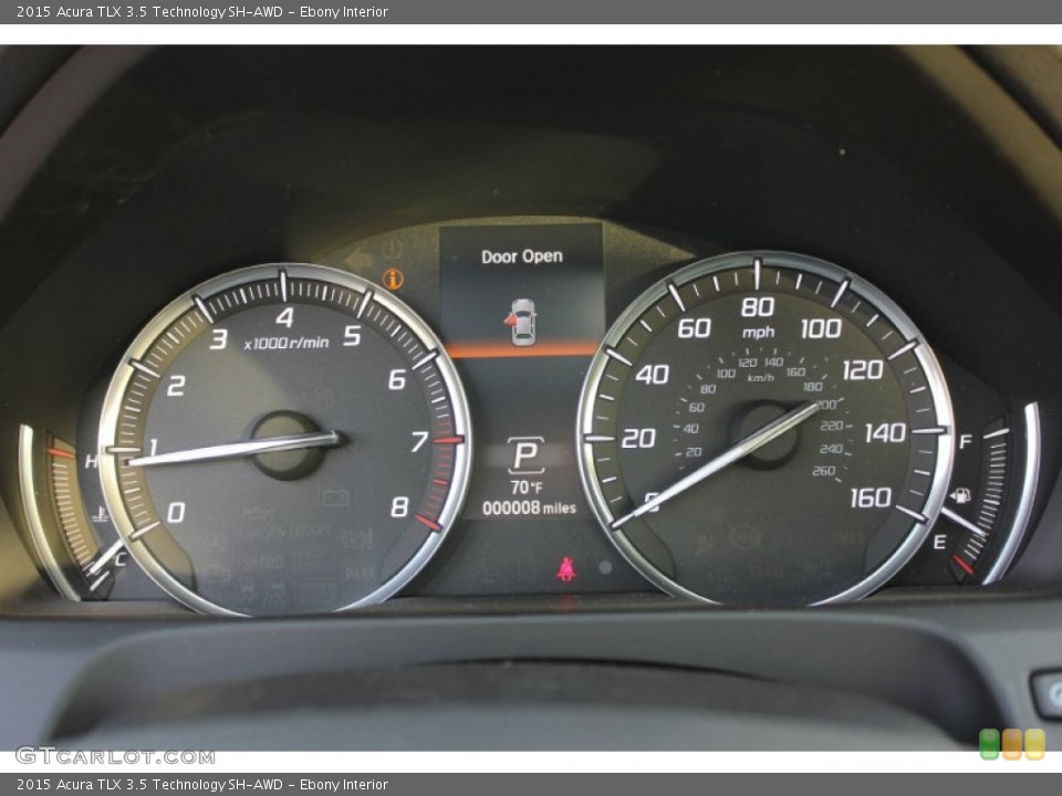 Ebony Interior Gauges for the 2015 Acura TLX 3.5 Technology SH-AWD #99660384