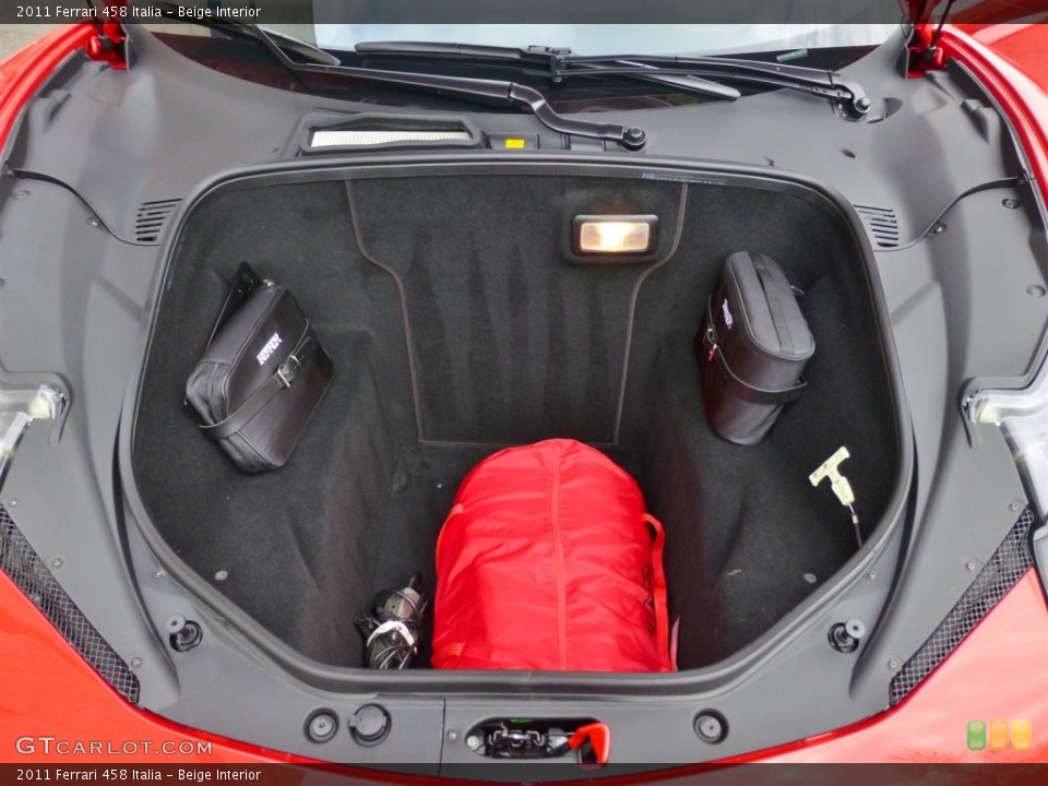 Beige Interior Trunk for the 2011 Ferrari 458 Italia #99669115
