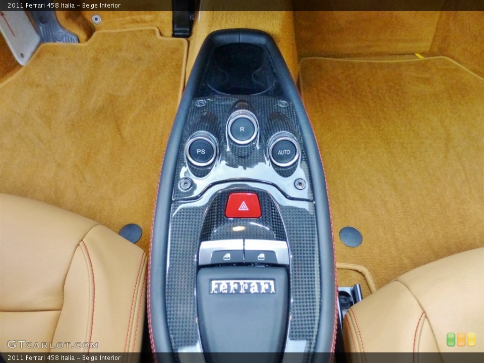 Beige Interior Transmission for the 2011 Ferrari 458 Italia #99669226