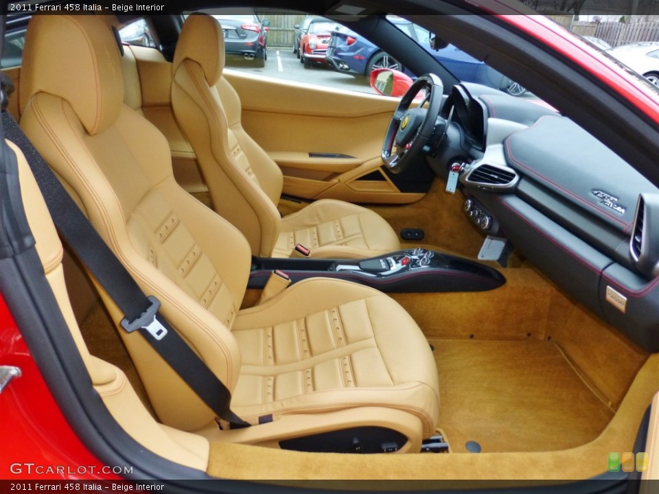 Beige Interior Front Seat for the 2011 Ferrari 458 Italia #99669244