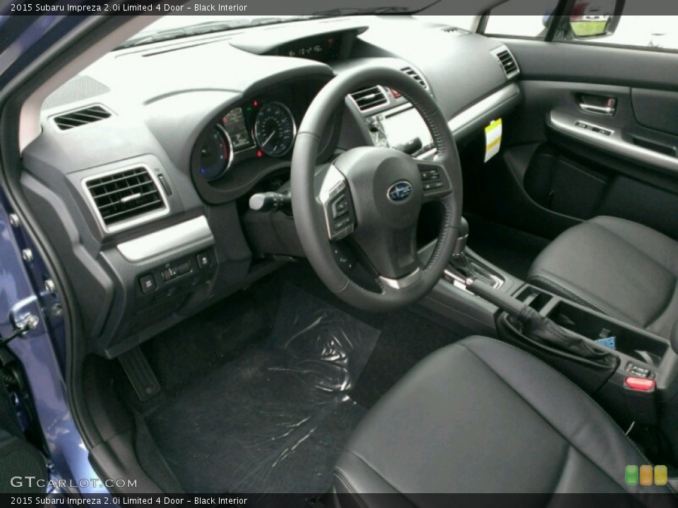 Black Interior Prime Interior for the 2015 Subaru Impreza 2.0i Limited 4 Door #99697433