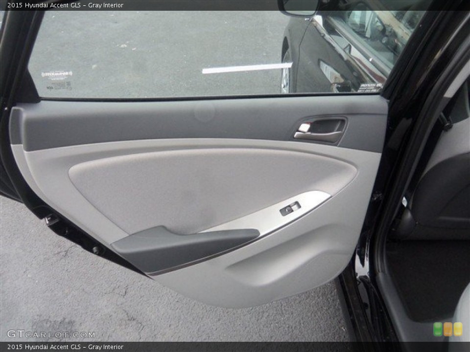 Gray Interior Door Panel for the 2015 Hyundai Accent GLS #99697490