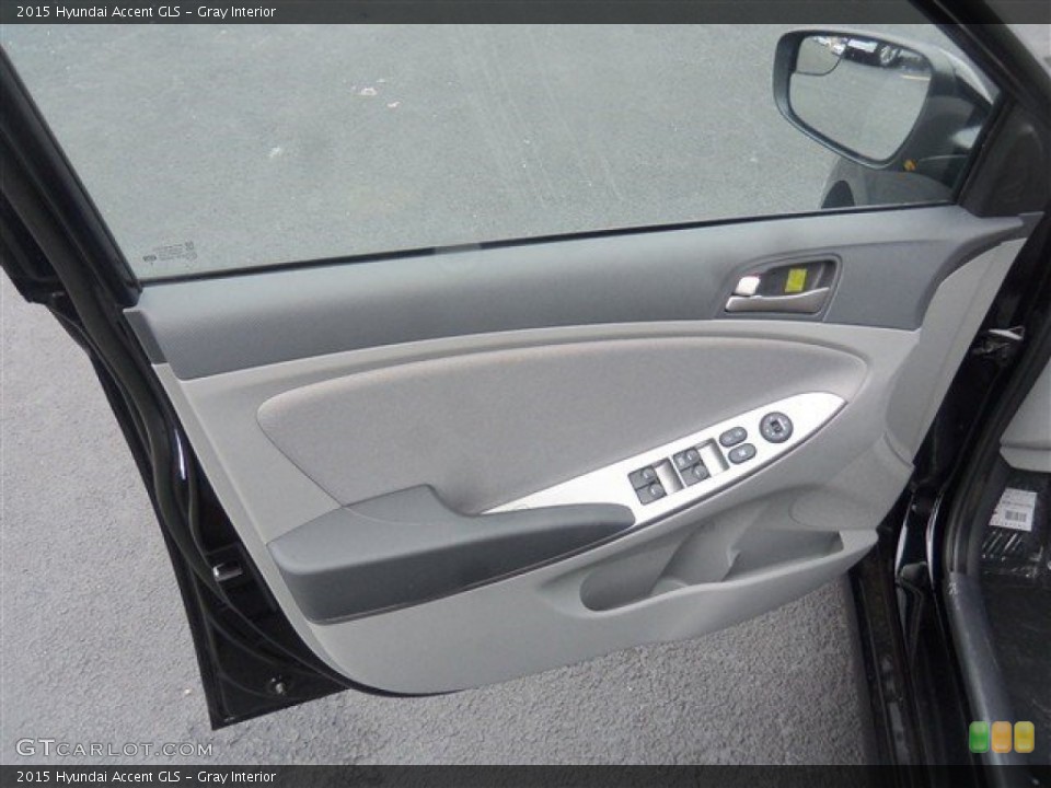 Gray Interior Door Panel for the 2015 Hyundai Accent GLS #99697529