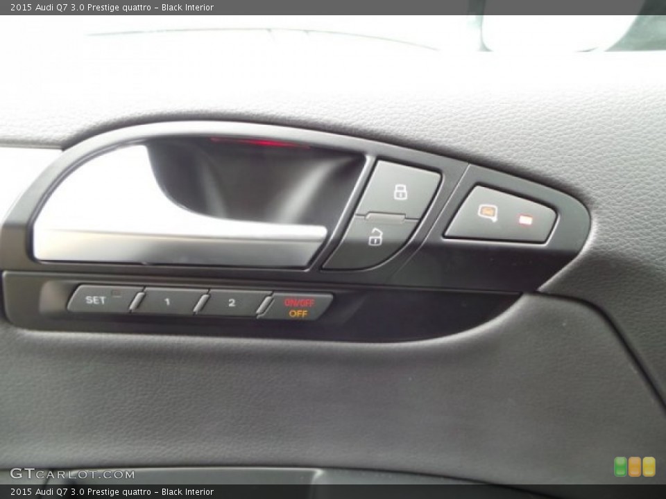 Black Interior Controls for the 2015 Audi Q7 3.0 Prestige quattro #99698395