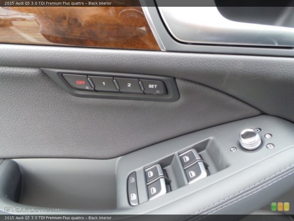 Black Interior Controls for the 2015 Audi Q5 3.0 TDI Premium Plus quattro #99700649
