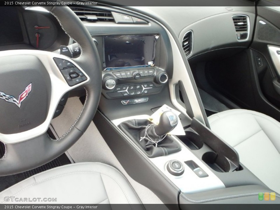 Gray Interior Photo for the 2015 Chevrolet Corvette Stingray Coupe #99705704