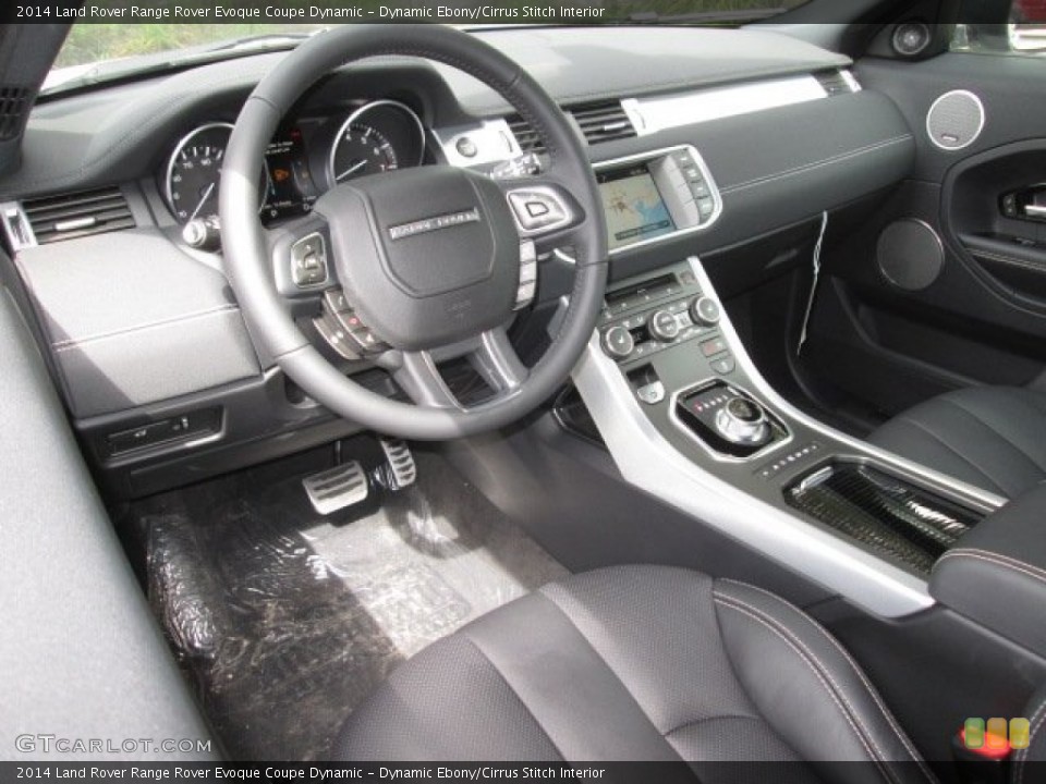 Dynamic Ebony/Cirrus Stitch Interior Prime Interior for the 2014 Land Rover Range Rover Evoque Coupe Dynamic #99706964