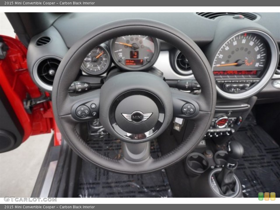 Carbon Black Interior Steering Wheel for the 2015 Mini Convertible Cooper #99717172