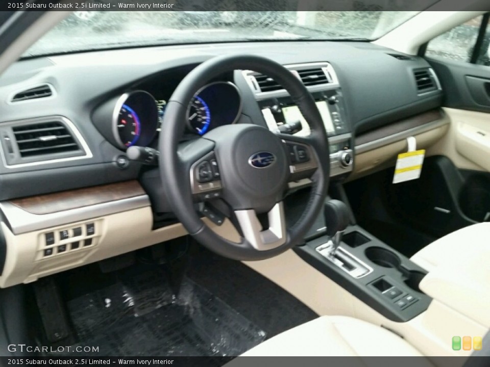 Warm Ivory Interior Prime Interior for the 2015 Subaru Outback 2.5i Limited #99719272