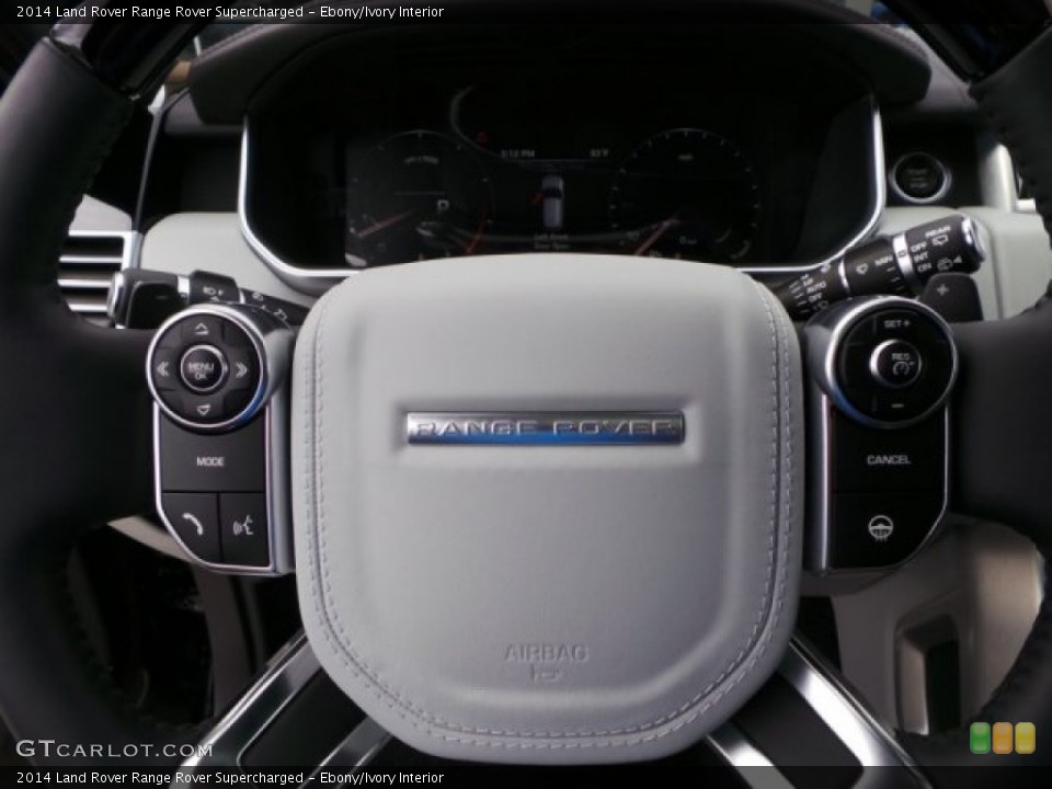 Ebony/Ivory Interior Controls for the 2014 Land Rover Range Rover Supercharged #99721564