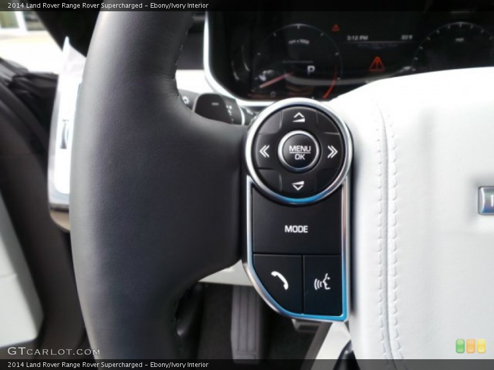 Ebony/Ivory Interior Controls for the 2014 Land Rover Range Rover Supercharged #99721582