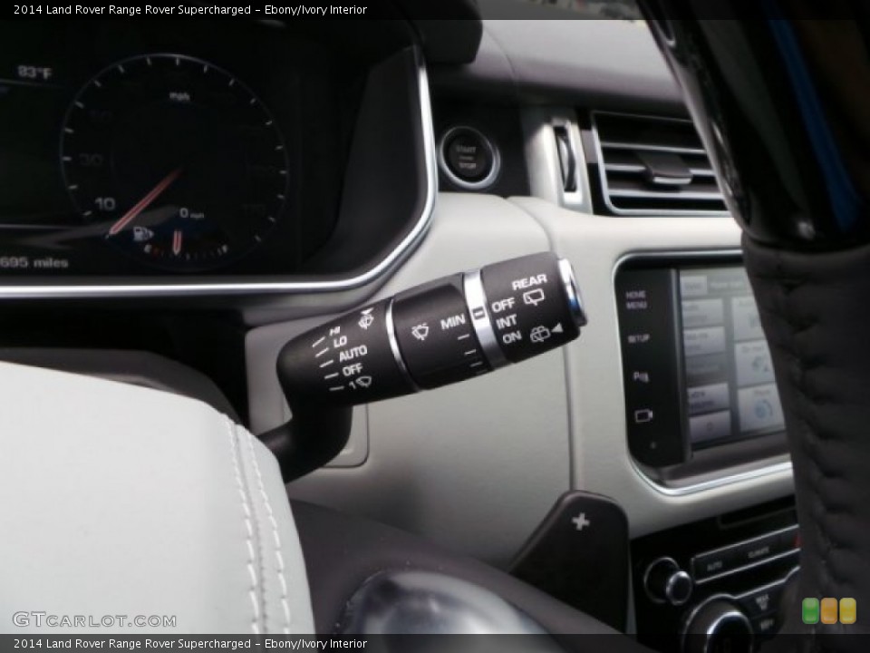 Ebony/Ivory Interior Controls for the 2014 Land Rover Range Rover Supercharged #99721624