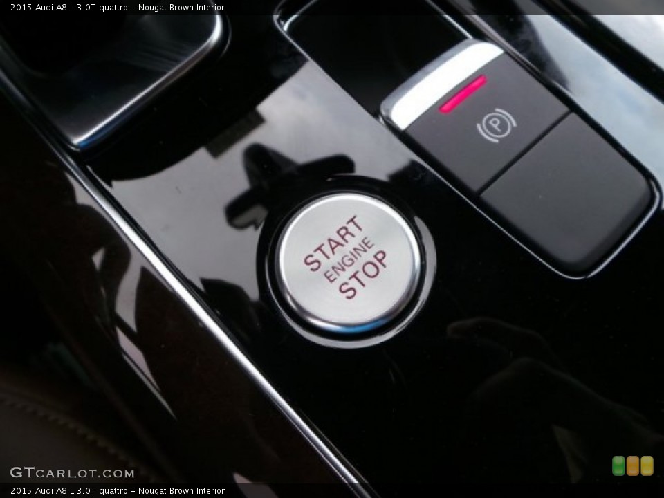Nougat Brown Interior Controls for the 2015 Audi A8 L 3.0T quattro #99726709