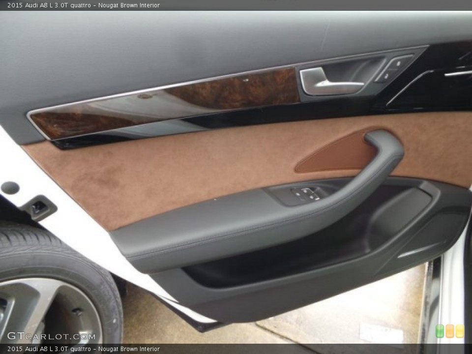 Nougat Brown Interior Door Panel for the 2015 Audi A8 L 3.0T quattro #99726775