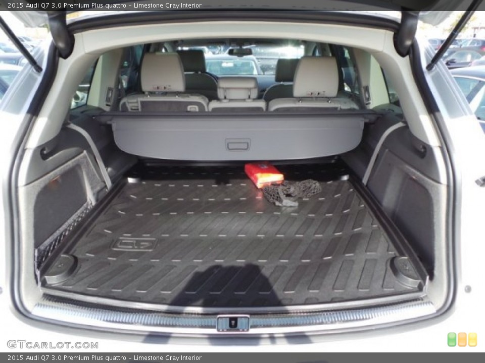 Limestone Gray Interior Trunk for the 2015 Audi Q7 3.0 Premium Plus quattro #99727660