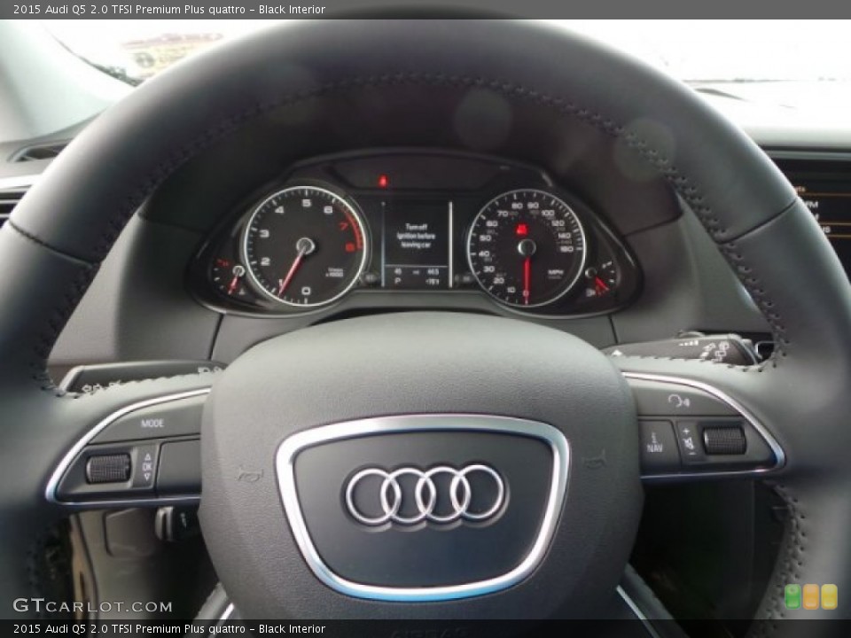 Black Interior Steering Wheel for the 2015 Audi Q5 2.0 TFSI Premium Plus quattro #99730087