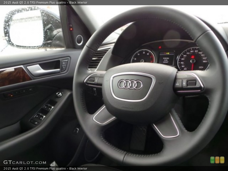 Black Interior Steering Wheel for the 2015 Audi Q5 2.0 TFSI Premium Plus quattro #99730132