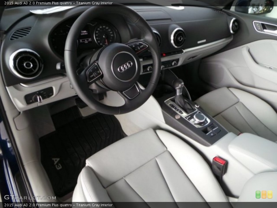 Titanium Gray 2015 Audi A3 Interiors