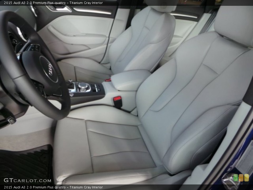 Titanium Gray Interior Front Seat for the 2015 Audi A3 2.0 Premium Plus quattro #99730516