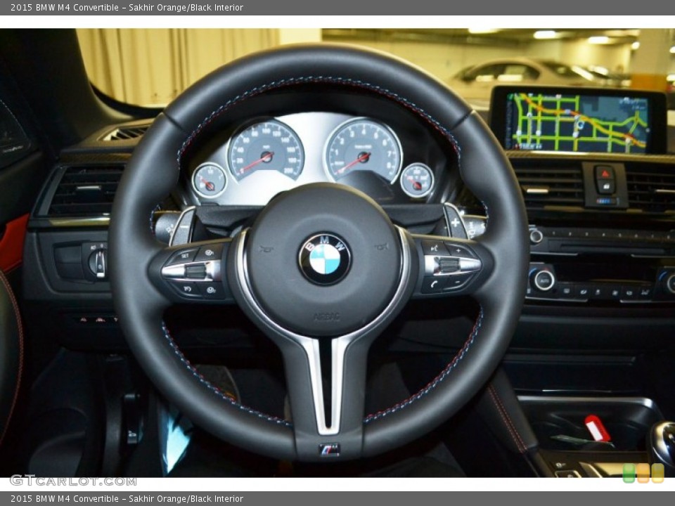 Sakhir Orange/Black Interior Steering Wheel for the 2015 BMW M4 Convertible #99732955