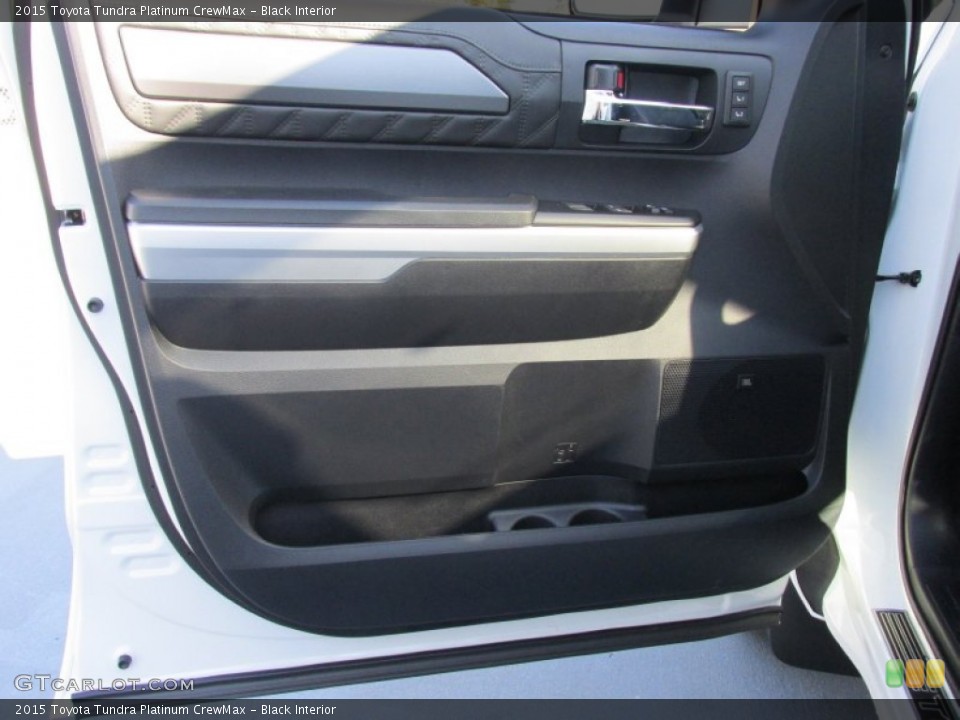 Black Interior Door Panel for the 2015 Toyota Tundra Platinum CrewMax #99746896