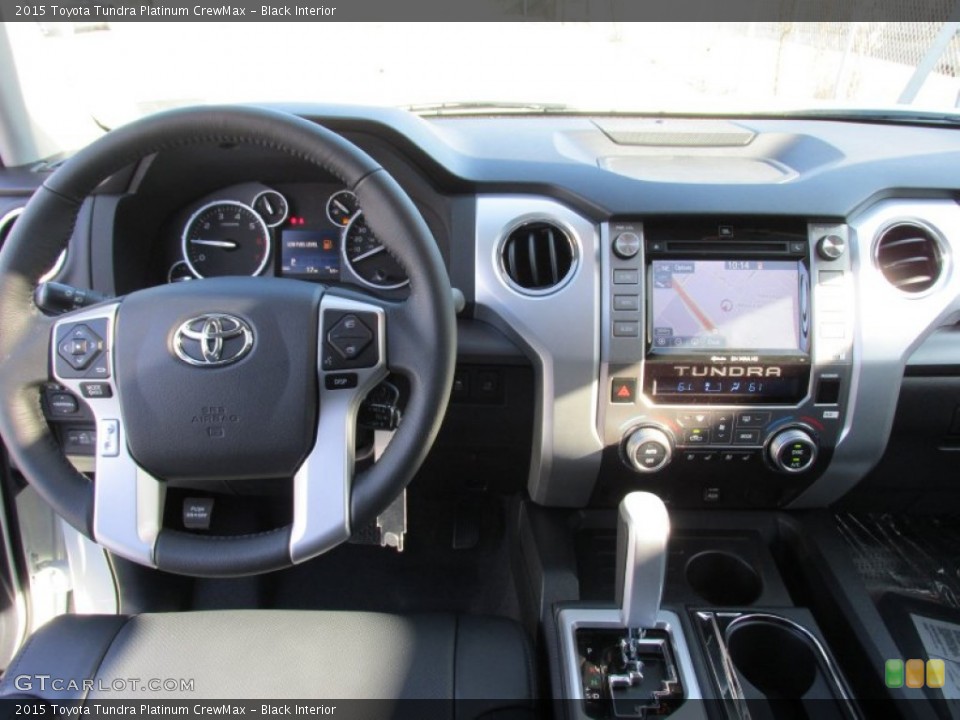 Black Interior Dashboard for the 2015 Toyota Tundra Platinum CrewMax #99747027
