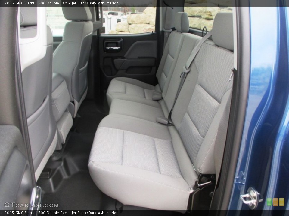 Jet Black/Dark Ash Interior Rear Seat for the 2015 GMC Sierra 1500 Double Cab #99749025