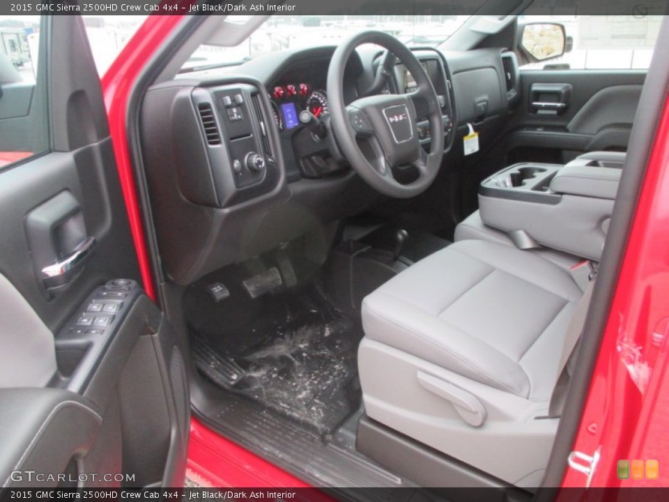 Jet Black/Dark Ash Interior Prime Interior for the 2015 GMC Sierra 2500HD Crew Cab 4x4 #99749421