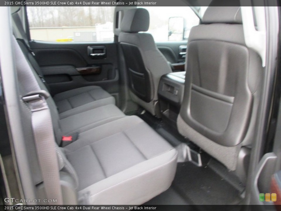 Jet Black Interior Rear Seat for the 2015 GMC Sierra 3500HD SLE Crew Cab 4x4 Dual Rear Wheel Chassis #99750795