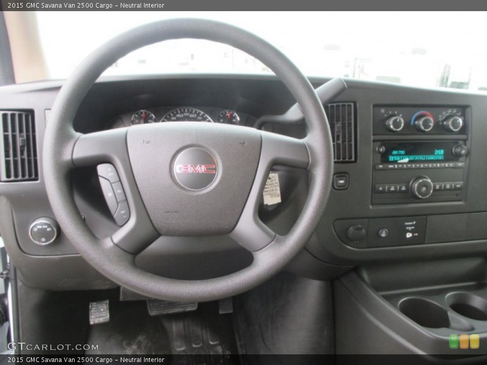 Neutral Interior Dashboard for the 2015 GMC Savana Van 2500 Cargo #99751269